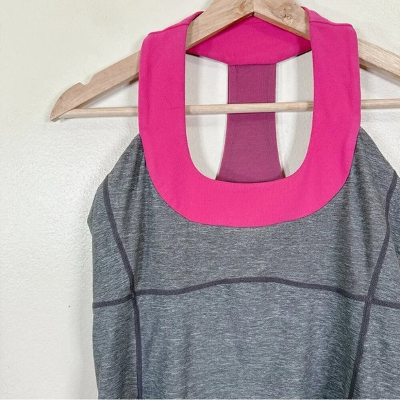 Lululemon Womens Size 8 Grey Scoop Neck Tank Top - Picture 3 of 10